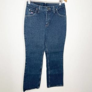 Vintage Wrangler 20X womens high rise Straight Leg Denim Jeans 9/10 X 32 dark